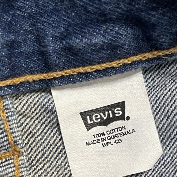 Vintage Levis 501-0115 Button Fly Jeans 32x30 Waist 31 Y2K Grunge 2002 Western - Picture 4 of 8